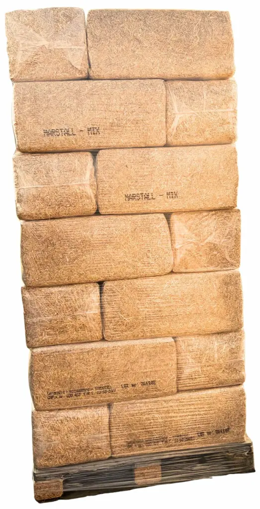 Miscanthus/Raps-Häckselstroh